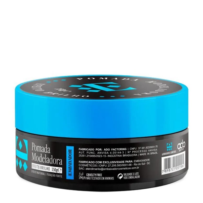 Pomada para Cabelo Efeito Brilho Embaixador 150g