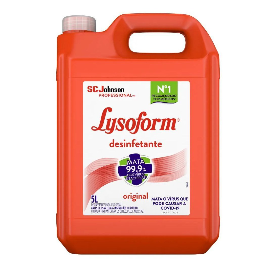 Desinfetante Lysoform Uso Geral Original 5l