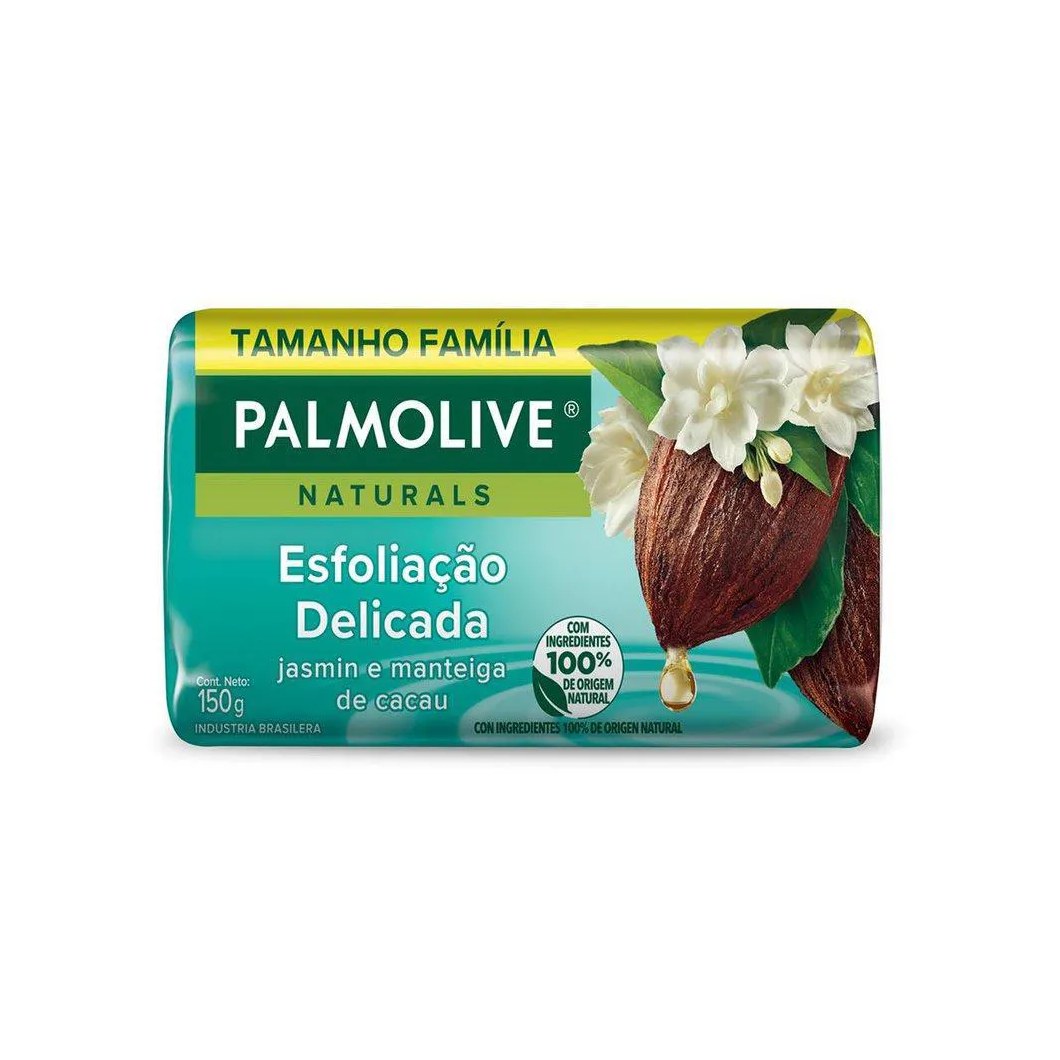 Sabonete em Barra Palmolive Naturals Esfoliação Delicada 150g