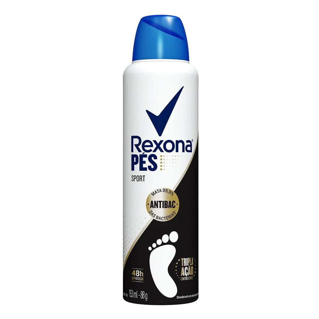 Desodorante Aerossol para os Pés Rexona Sport 153ml