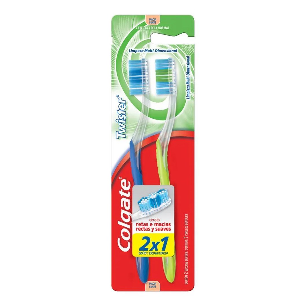 Escova Dental Colgate Twister Leve 2 Pague 1
