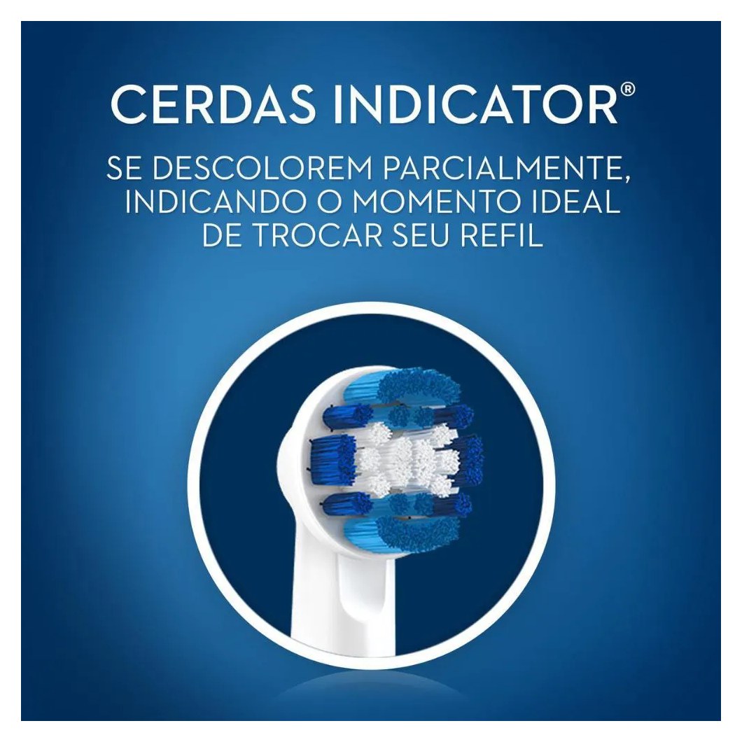 Refil Escova Elétrica Oral-B Precision Clean - 4 unidades