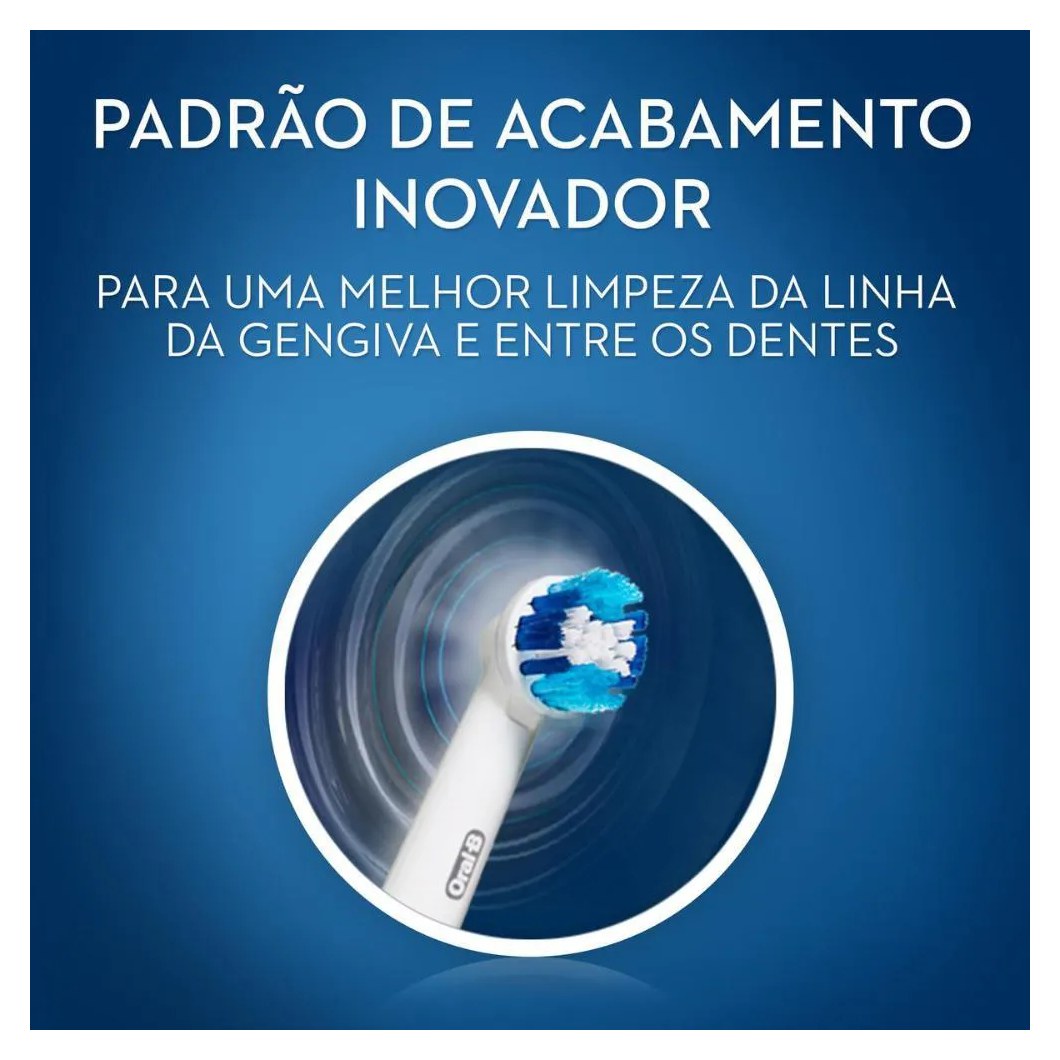Refil Escova Elétrica Oral-B Precision Clean - 4 unidades