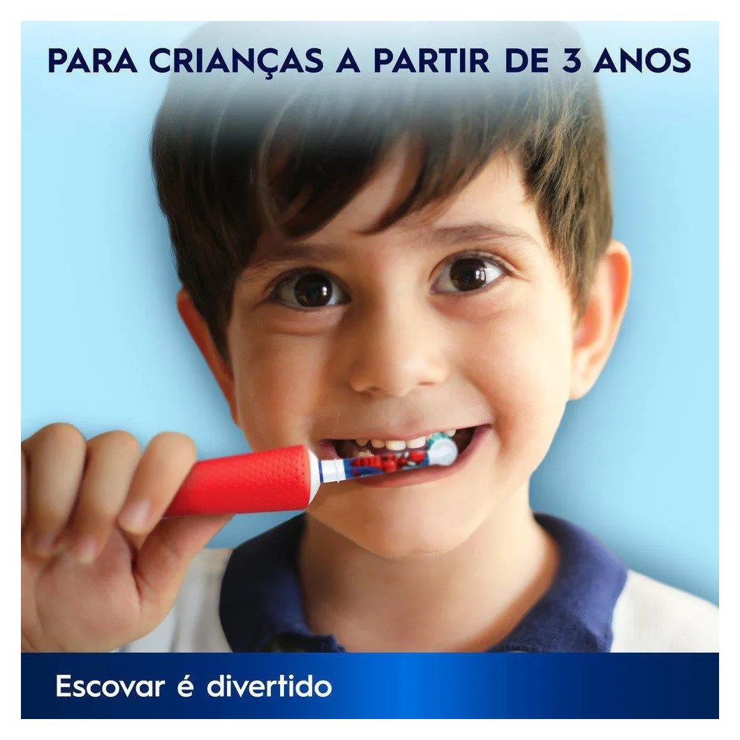 Refis para Escova Elétrica Oral-B Spiderman 2 unidades