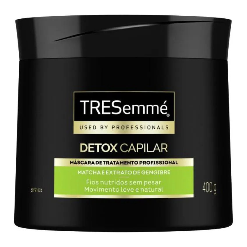 Máscara de Tratamento Tresemmé Detox Capilar 400g