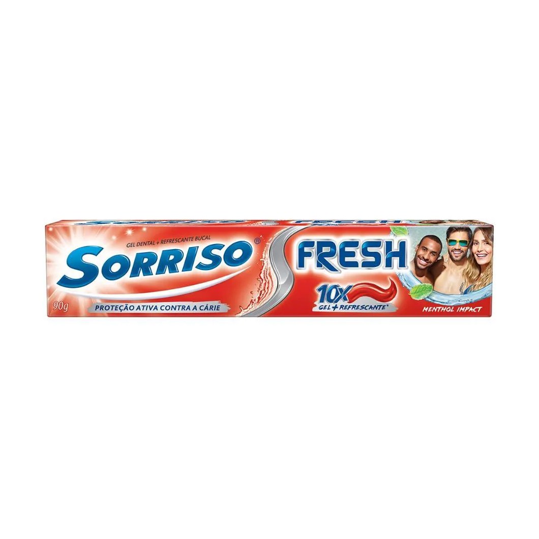 Gel Dental Sorriso Fresh Menthol Impact 90g