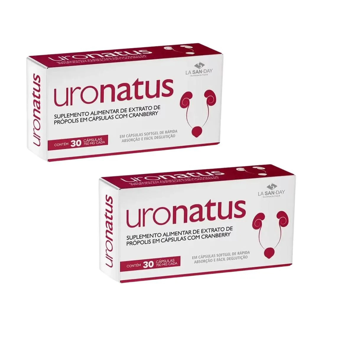 Kit C2 Suplemento Uronatus Cranberry 30 Cps – La San-day