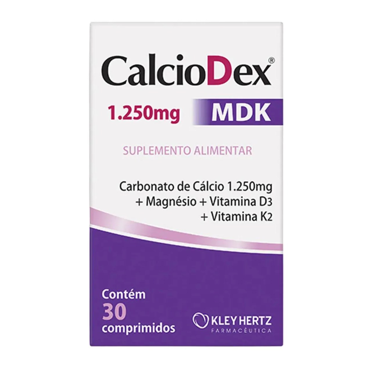 Suplemento Alimentar Calciodex Mdk com 30 Cpr - Kley Hertz