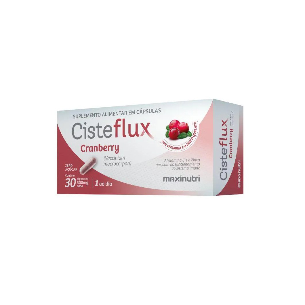 Cisteflux Cramberry 500mg (30caps) - Maxinutri