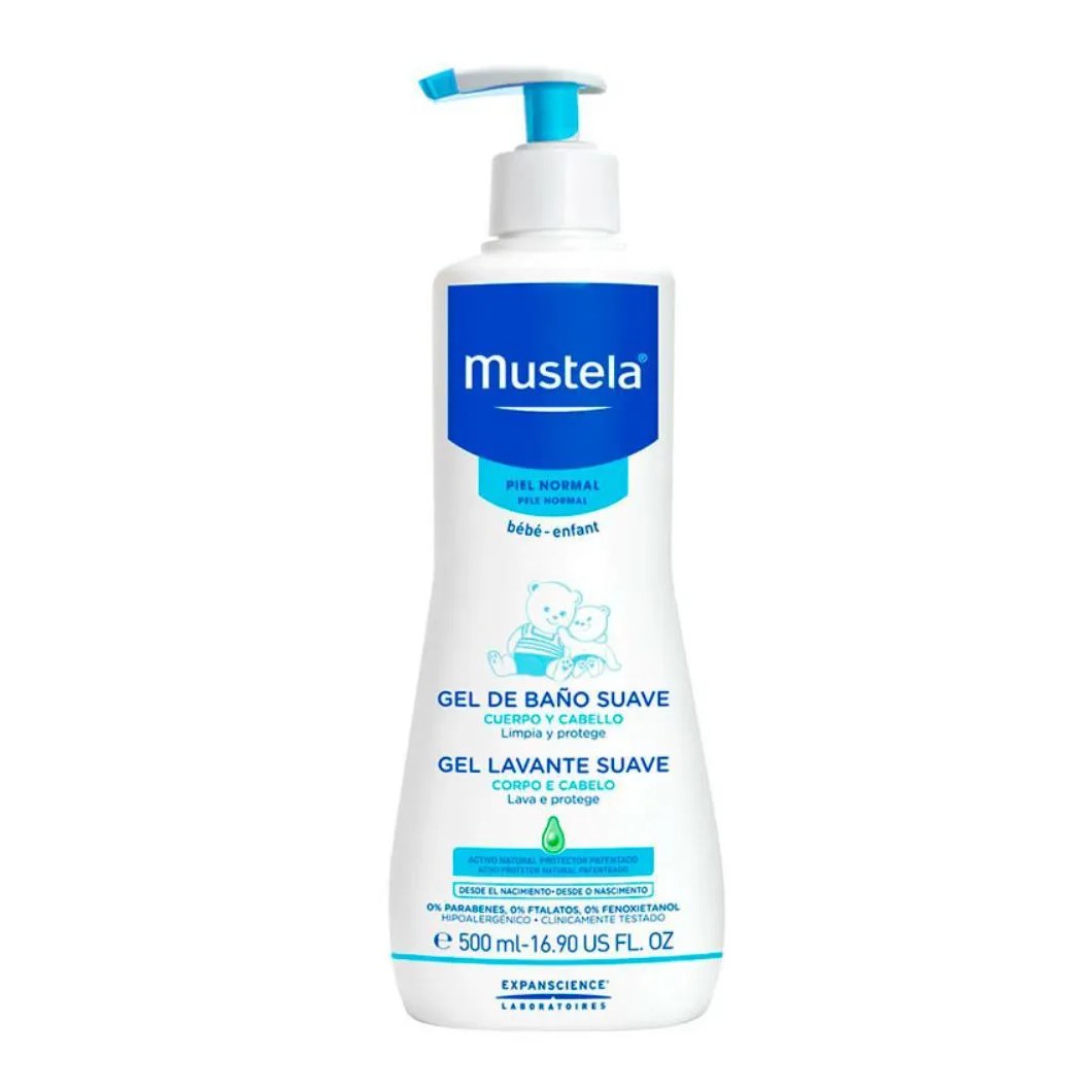 Gel para Higiene Diária Mustela Dermo Lavante 500ml