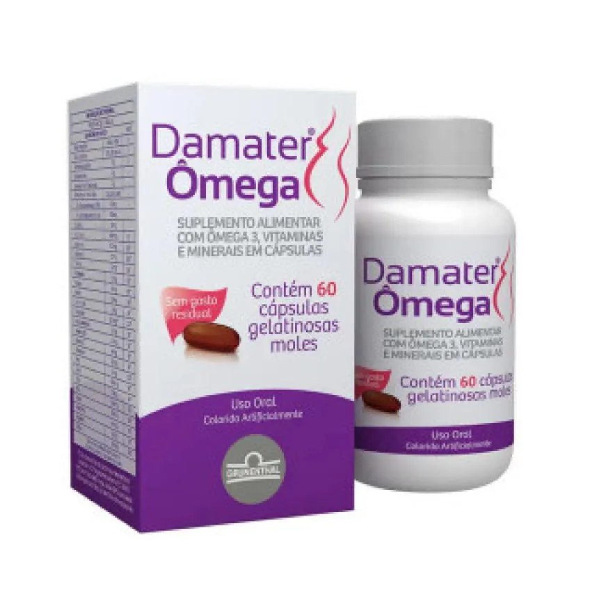 Dâmater Ômega 60 cápsulas