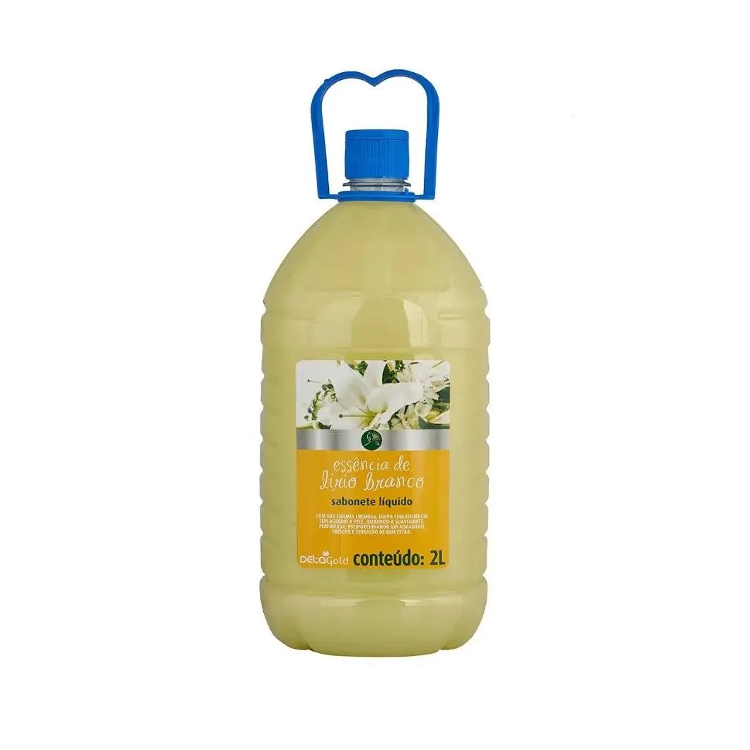 SABONETE LíQUIDO DETA GOLD LíRIO BRANCO 2L