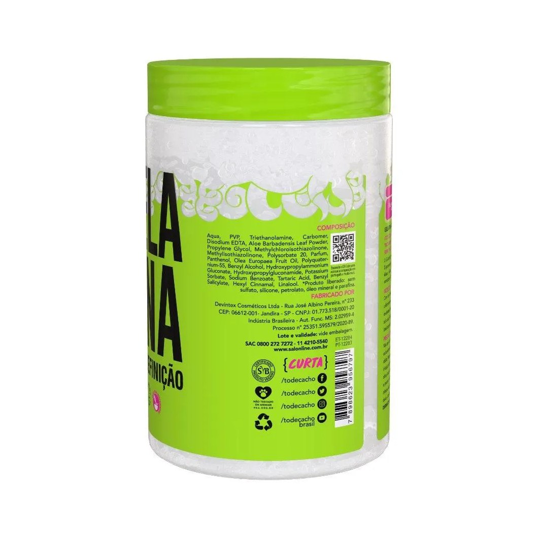 Gelatina Capilar Salon Line #todecacho Gel Fixação 1kg