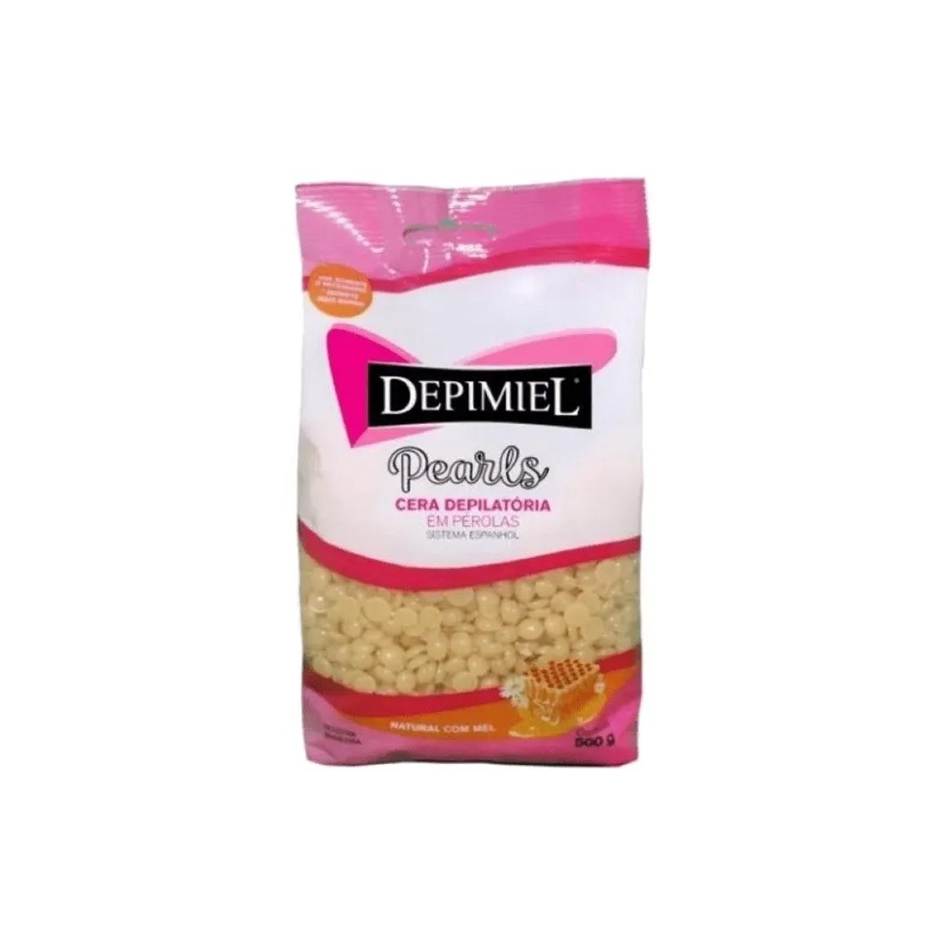 Cera Depilatória Depimiel Natural 500g