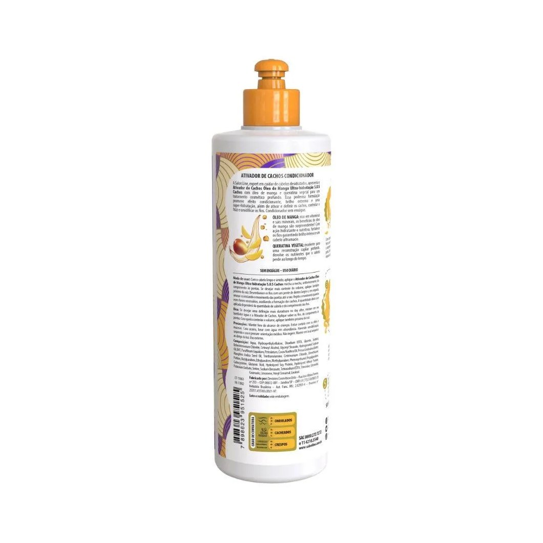 Ativador de Cachos Salon Line Sos Umidificador 500ml