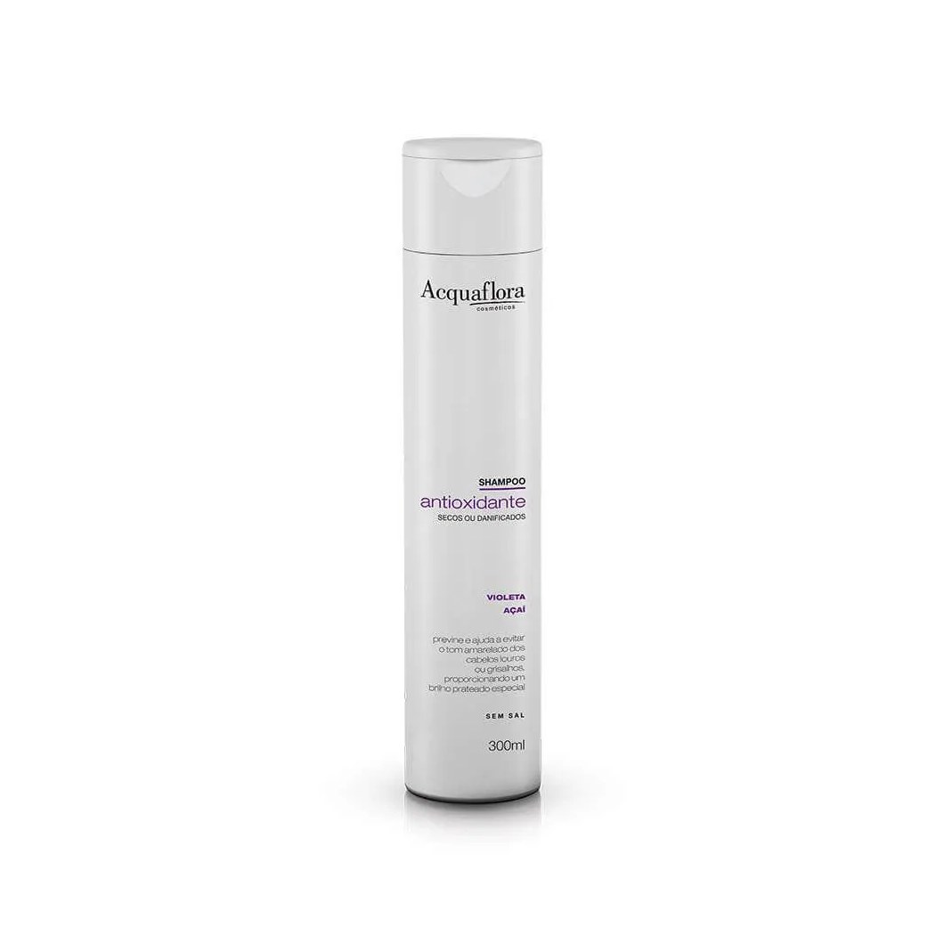 Shampoo Acquaflora Antioxidante Secos Ou Danificados 300ml