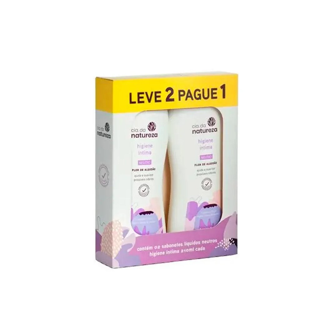 Sabonete Íntimo Cia da Natureza Neutro Lv2 Pg1 210ml
