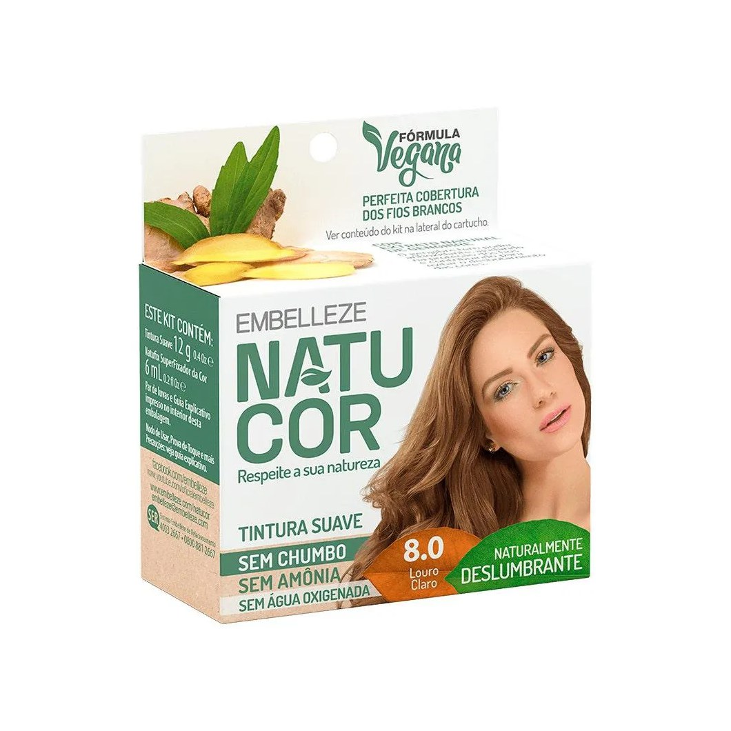 Tint Natucor Ind 8.0 Louro Claro