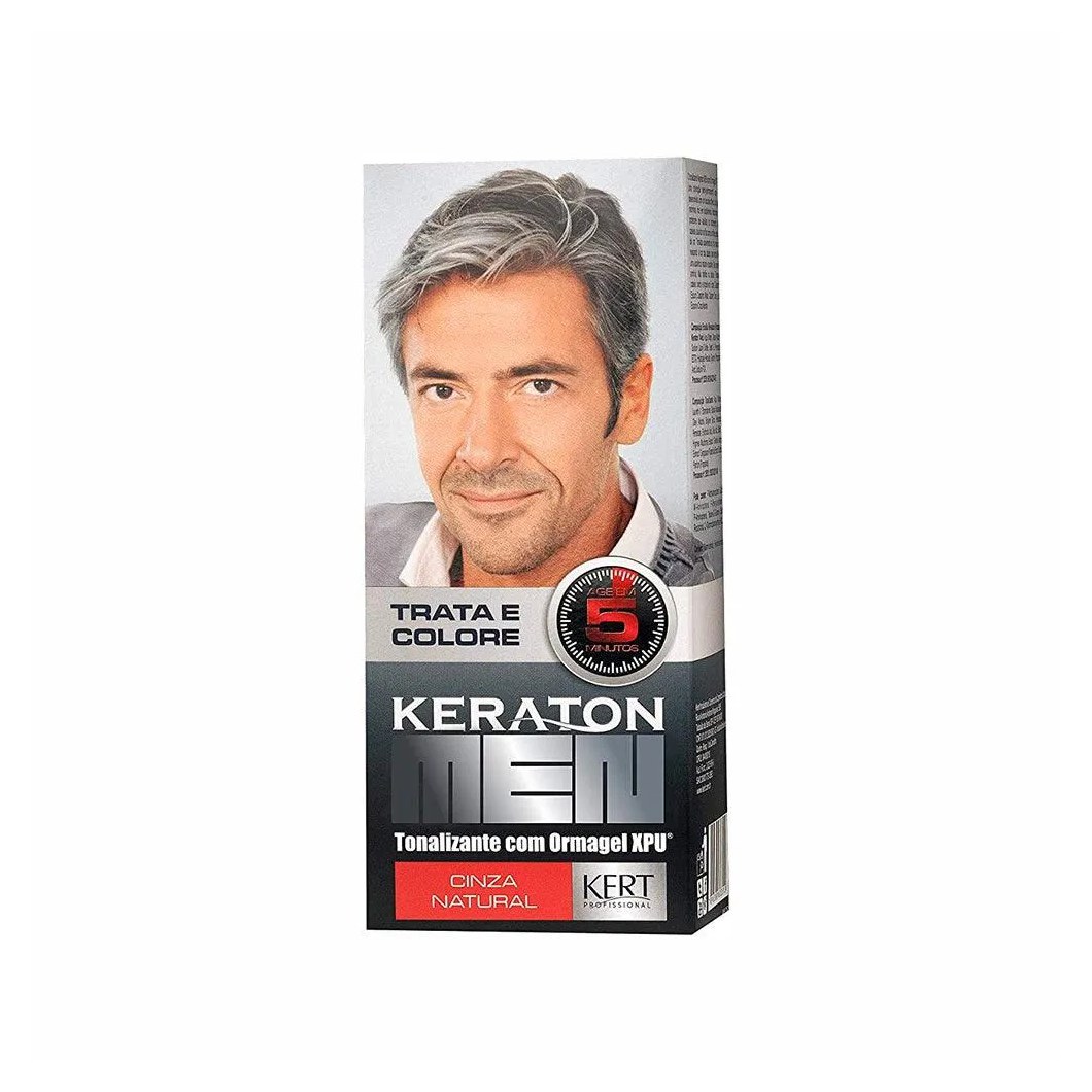 Tonalizante Keraton Men Cinza Natural