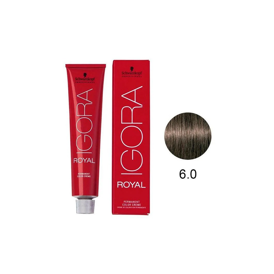 Tintura Schwarzkopf Igora Royal 6.0 Louro Escuro Natural