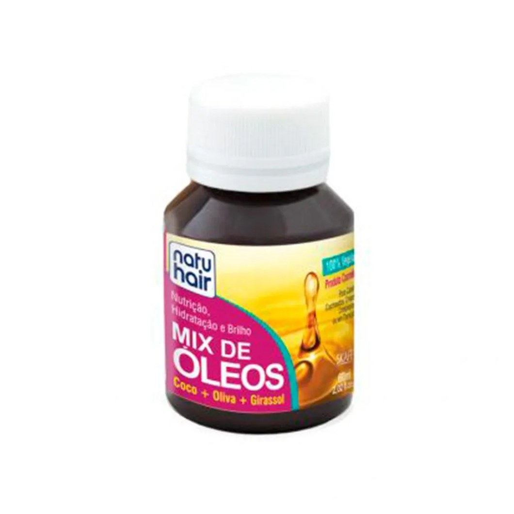 Óleo Capilar Natu Hair Mix Coco e Girassol 60ml