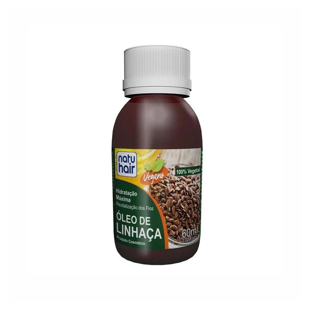 Óleo Capilar Natu Hair Linhaça 60ml