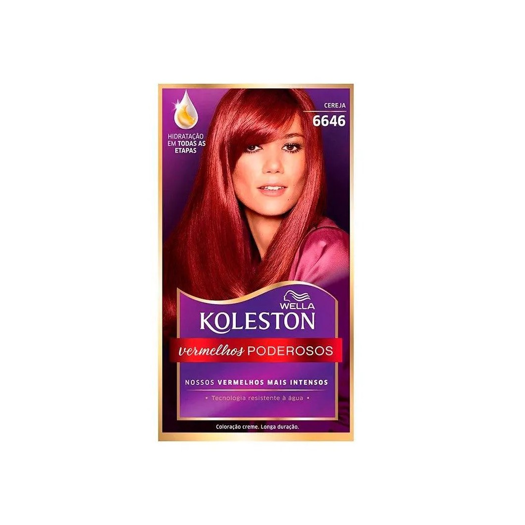 Tintura Koleston Vermelho Especial 66.46 Cereja