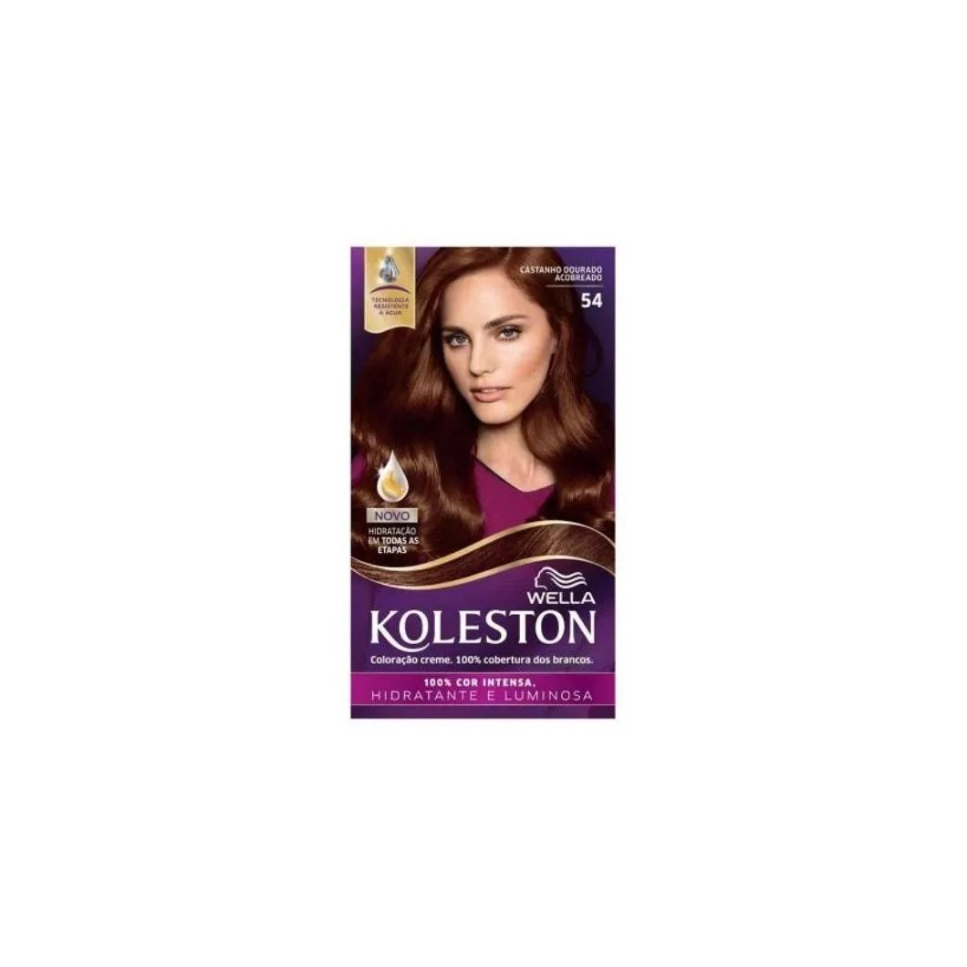 Tintura Koleston 5.4 Castanho Dourado Acobreado