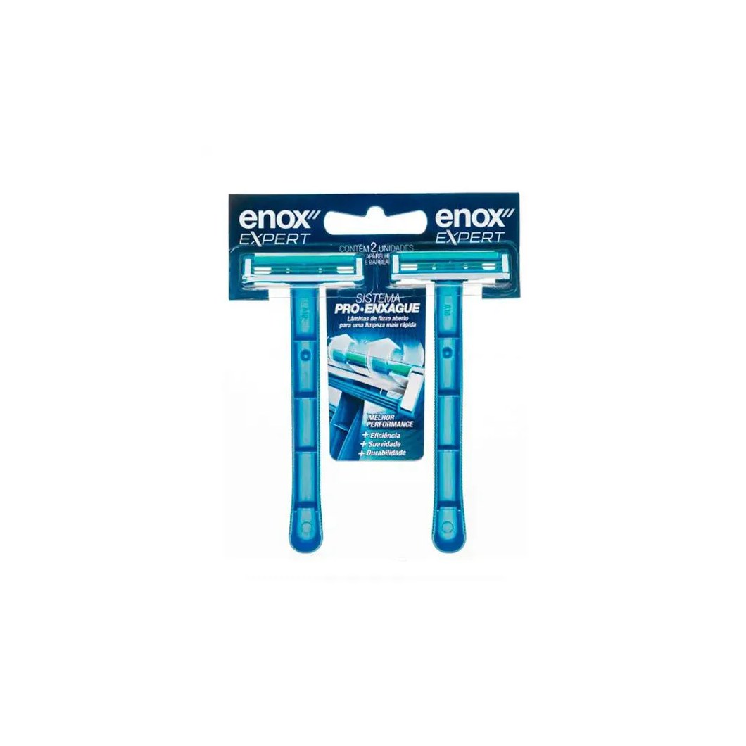 Aparelho de Barbear Enox Expert Masc C/2un