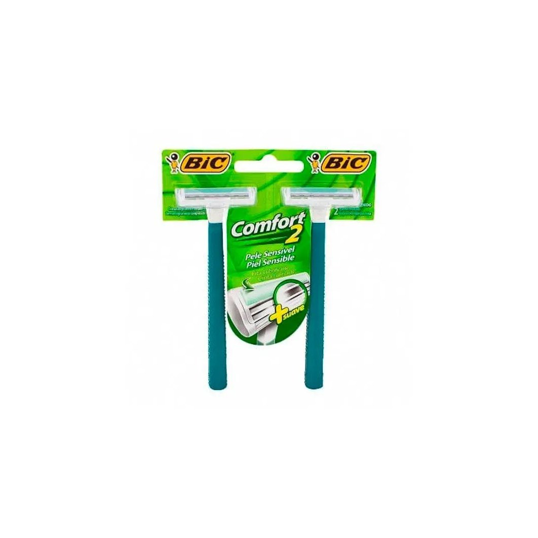 Aparelho de Barbear Bic Comfort 2 Twin Sensivel C/2un