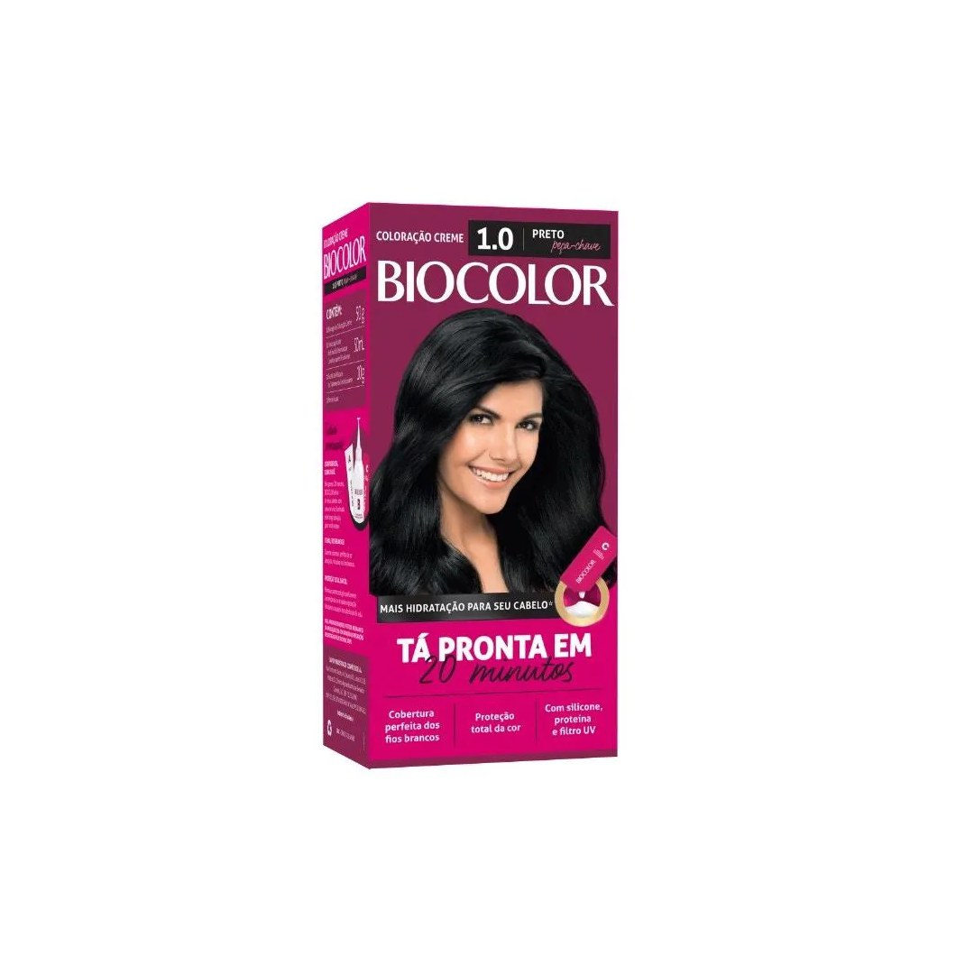 Tintura Biocolor Mini Kit 1.0 Preto