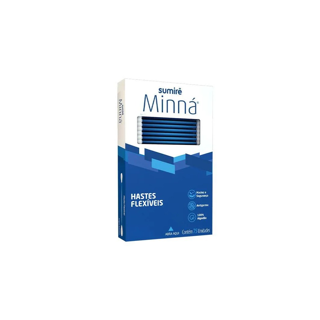 Hastes Flexíveis Minna Tradicional C/75un