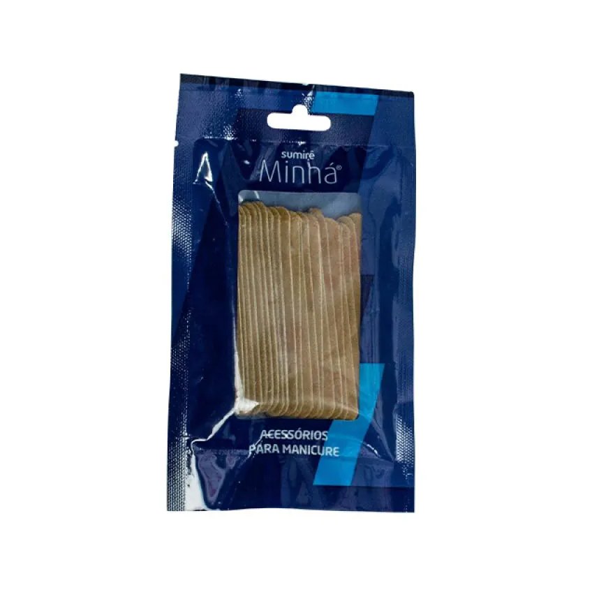 Lixa para Unhas Minná Mini Mostarda 9cm C/24un