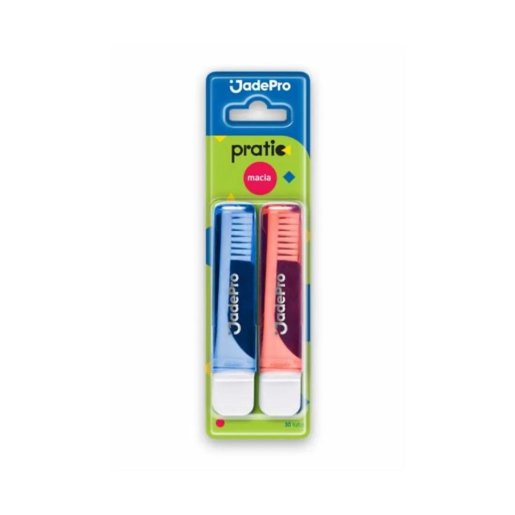 Escova Dental Jadefrog Prático Viagem Macia C/2un