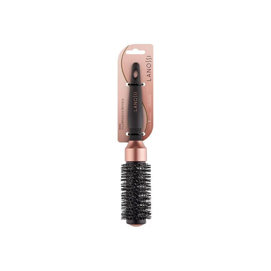 Escova de Cabelo Lanossi Cerâmica Bronzer 33mm
