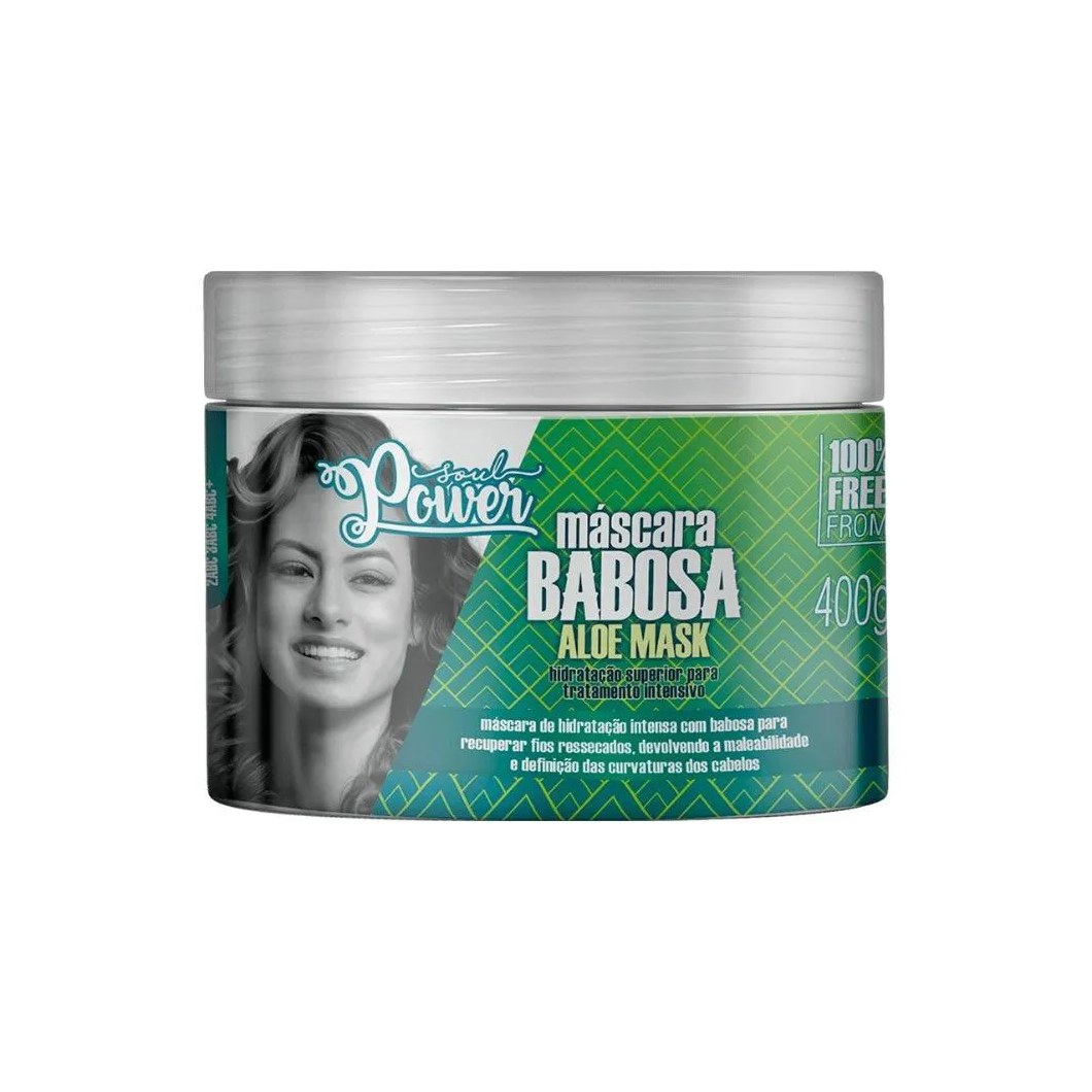 Máscara de Tratamento Capilar Soul Power Babosa Aloe Mask 400gr