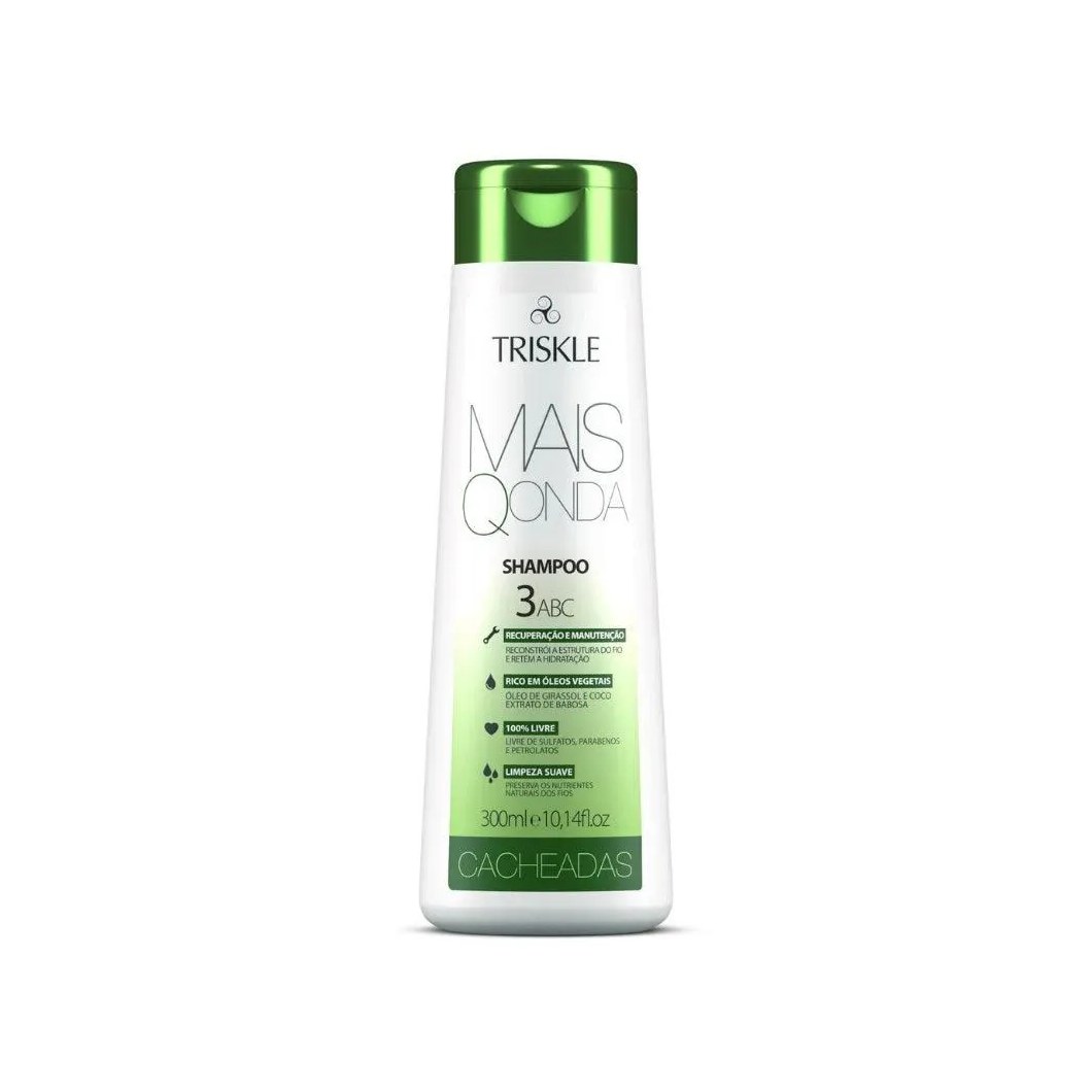 Shampoo Triskle Mais Q Onda Cacheadas Hidratação 300ml
