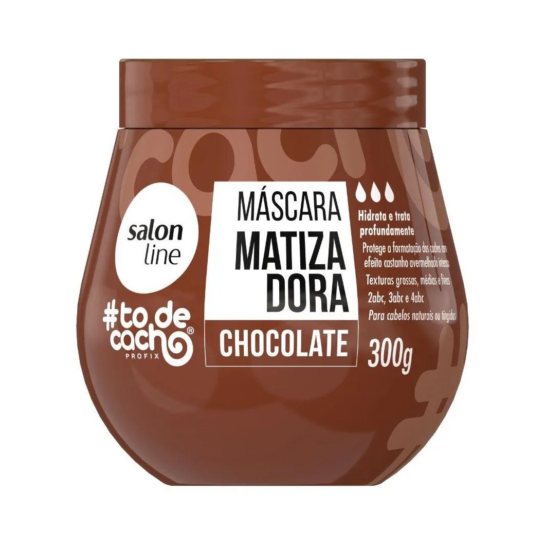 Máscara Salon Line #todecacho Matizadora Chocolate 300gr