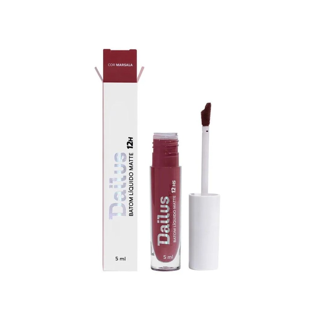 Batom Líquido Dailus Matte 24h Marsala