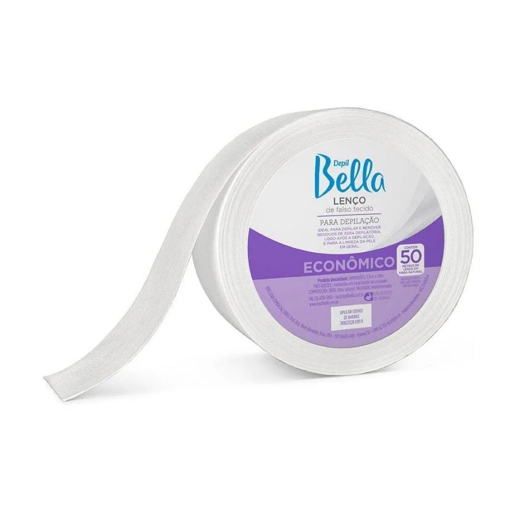 Lenço para Depilação Depil Bella Rolo 50m.