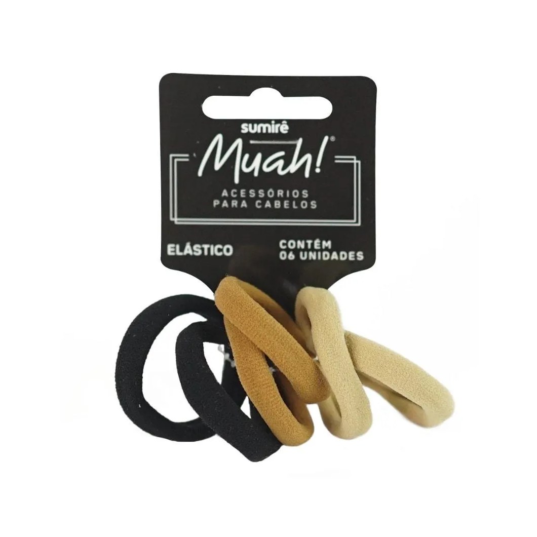 Elástico Muah Meia Calça Cores Básicas