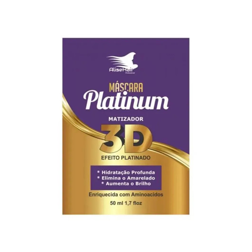 Máscara de Tratamento Alisehair Matizador Platinum 50ml