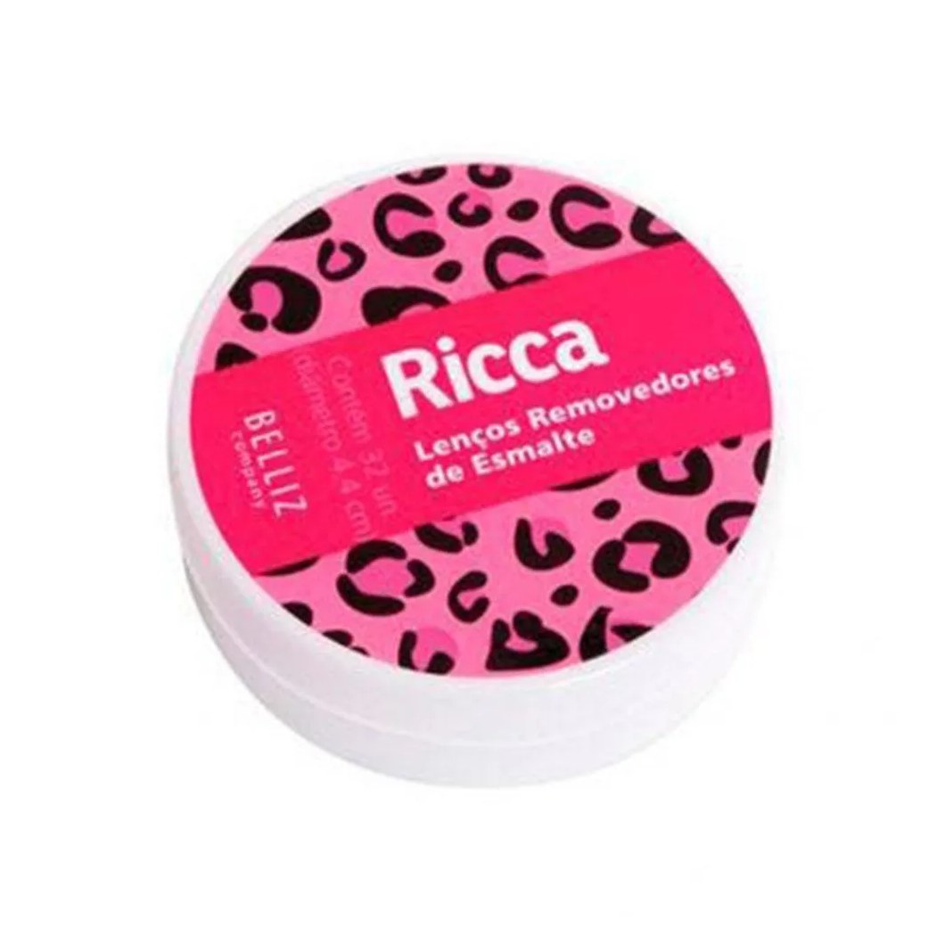 Lenço Removedor de Esmalte Ricca C/32un