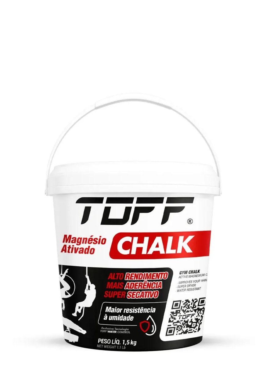 Toff Chalk Magnésio Ativado Em Pó 1,5kg - Crossfit Escalada Calistenia