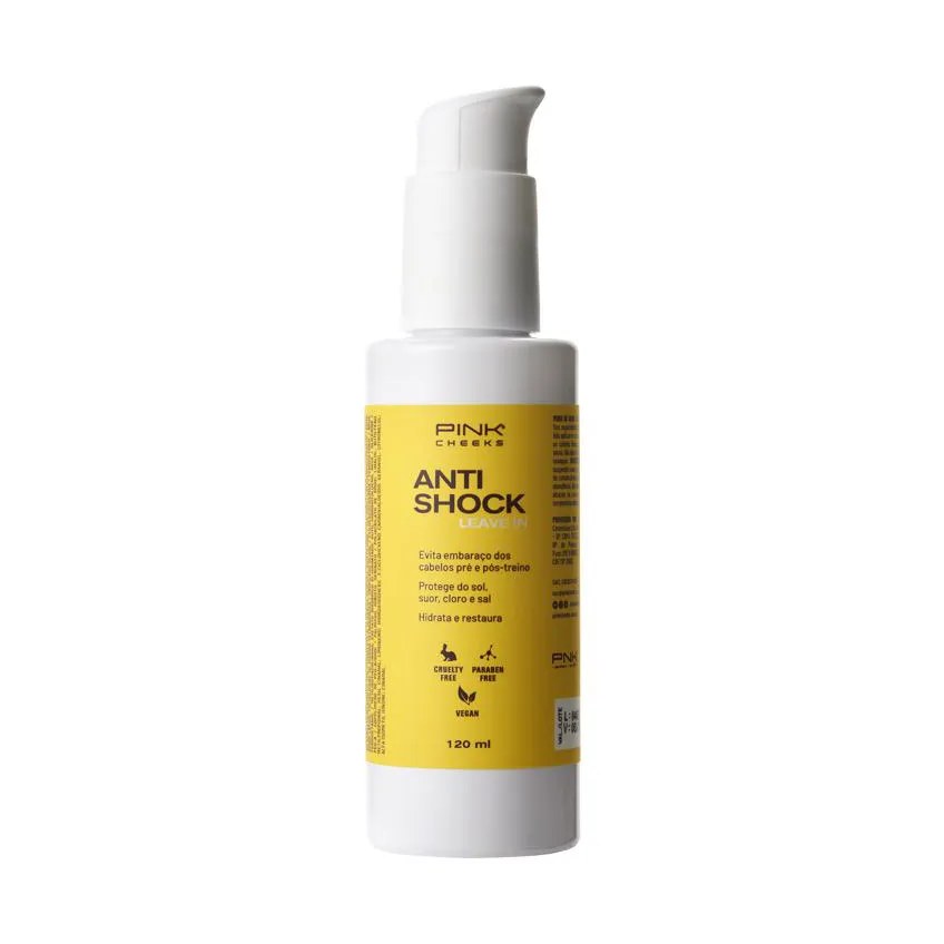 Leave-in Anti Shock Pré E Pós Treino Com Proteção Solar 120ml - Pink Cheeks