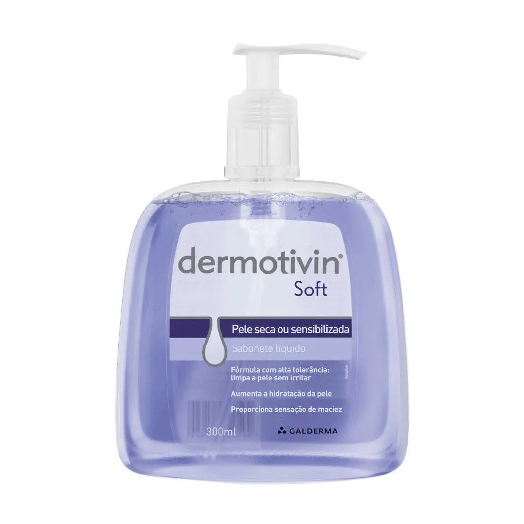 Galderma Dermotivin Soft Sabonete Líquido Pump 300ml