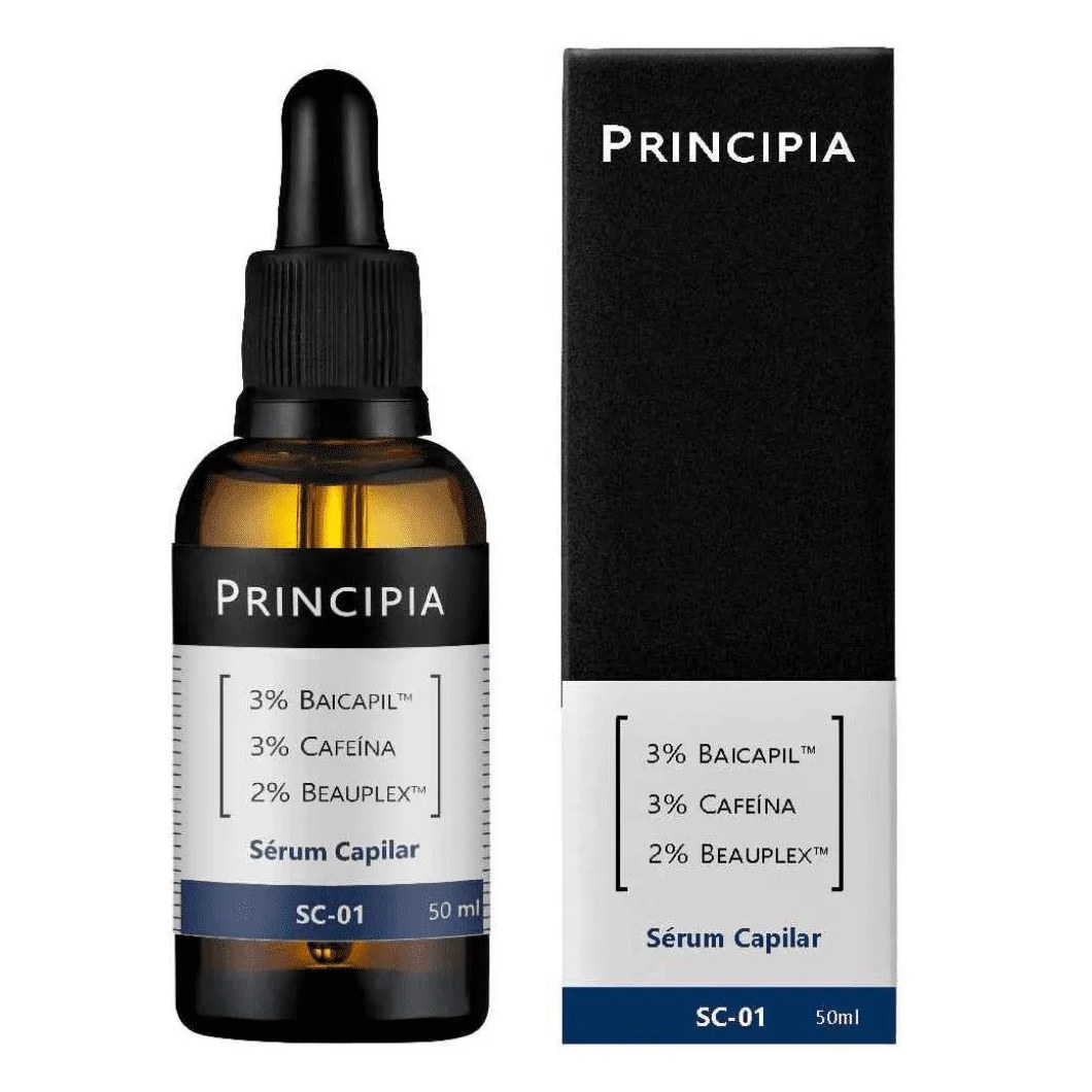 Principia Sérum Capilar Skincare 3% Baicapil + 3% Cafeína Sc-01 com 50ml