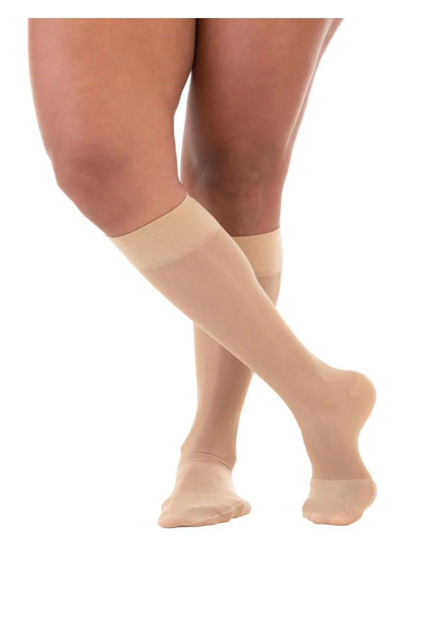 Meia Panturrilha Legline 15-23 Mmhg Ponteira Fechado Olinda - Venosan G