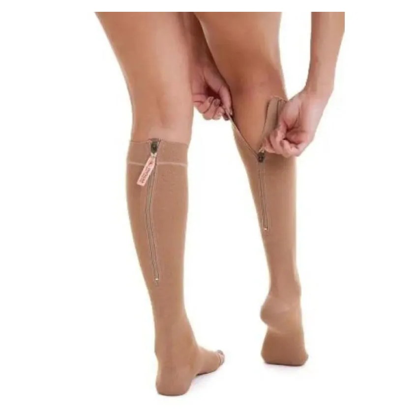 Meia Venosan C/ Zíper 20-30 Mmhg 3/4 Comfortline Cotton G