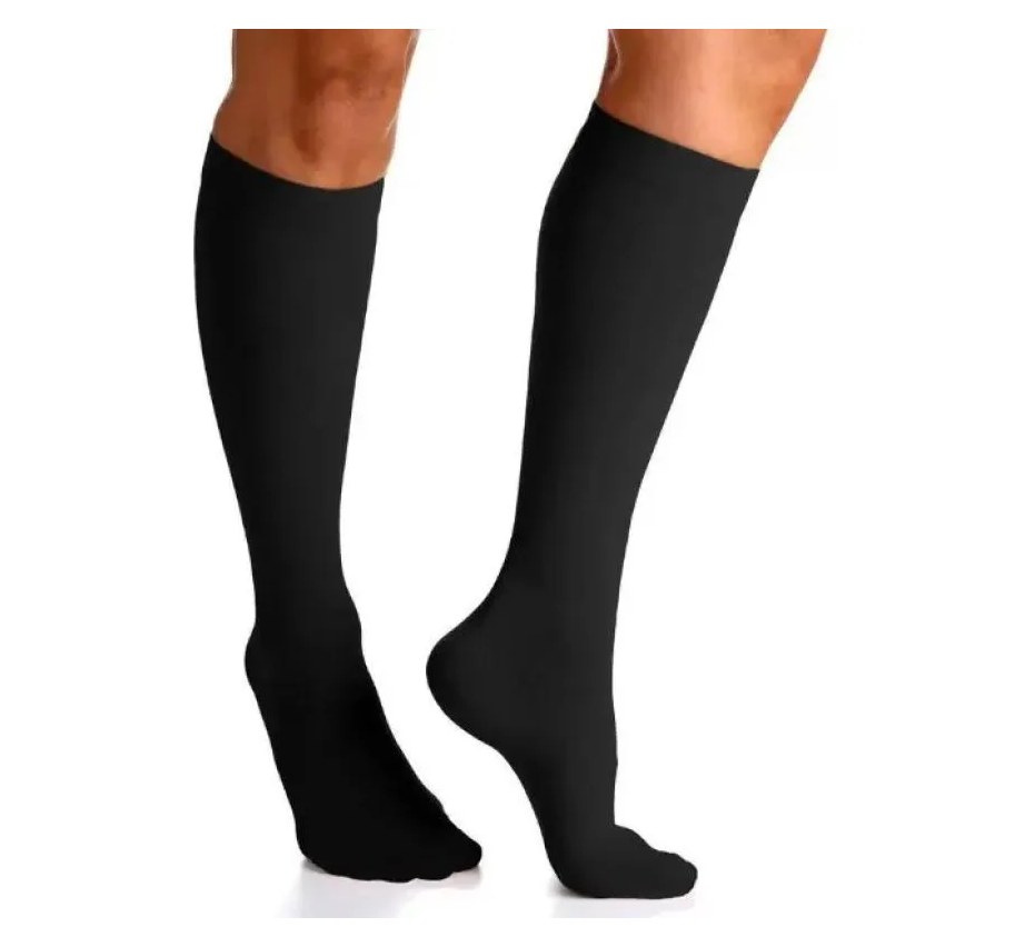 Meia Sigvaris 3/4 Panturrilha 282 Cotton Comfort 20-30 Mmhg Ponteira Fechada P2